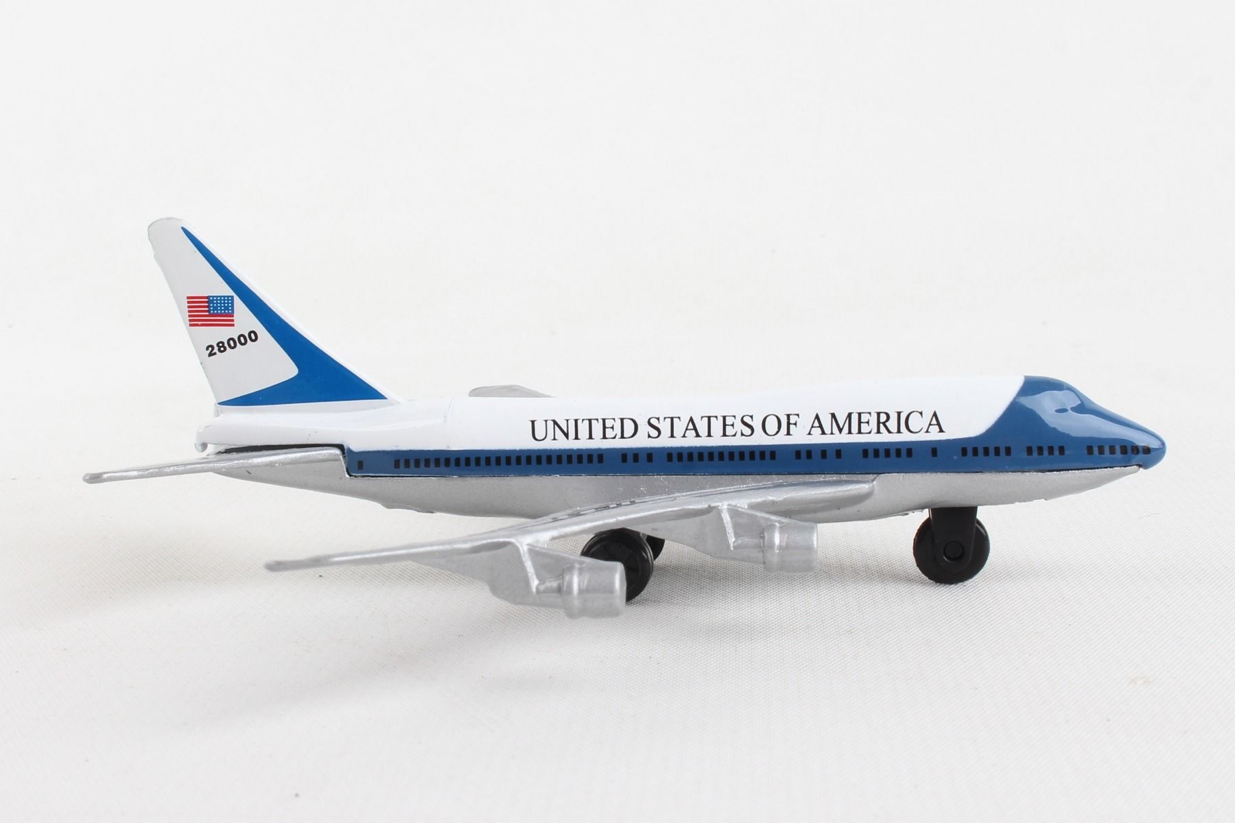 Boeing VC-25 (B747) Air Force One Diecast Aircraft Toy Right Side View