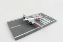 Boeing B-17 Flying Fortress (Silver) Diecast Aircraft Toy On Runway