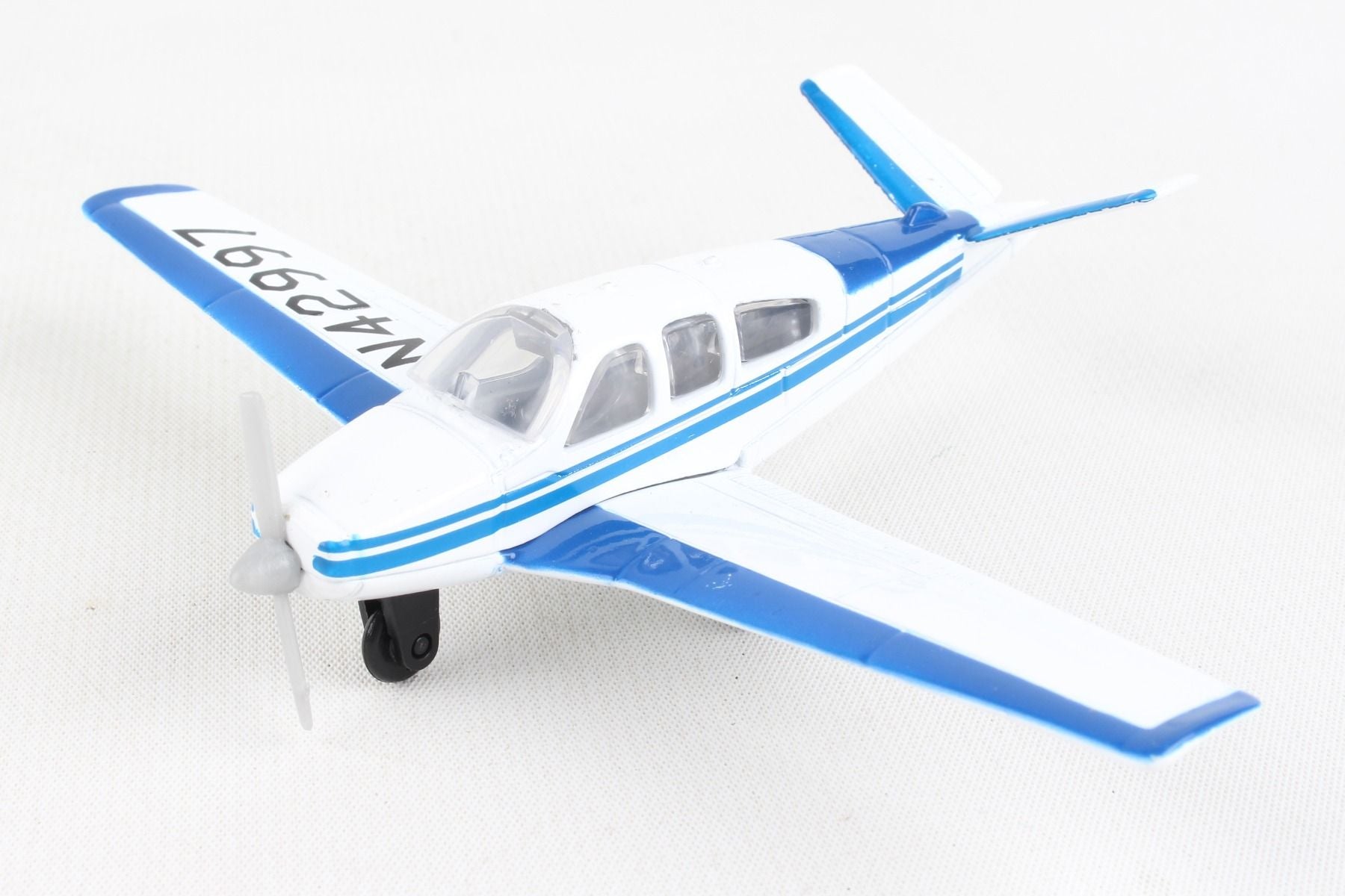 Beechcraft Bonanza Diecast Aircraft Toy Left Front View