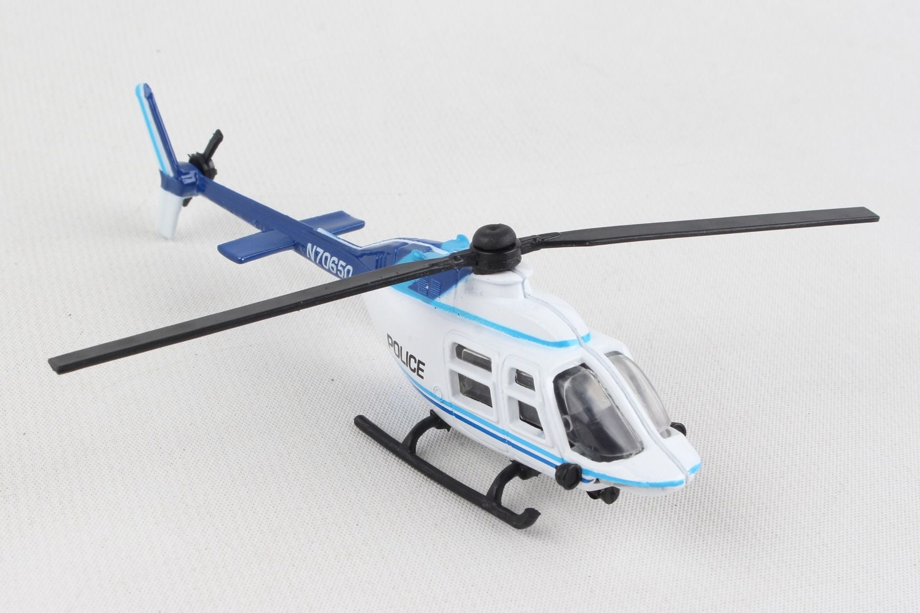 Bell 206 JetRanger Diecast Aircraft Toy Right Front View