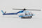 Bell 206 JetRanger Diecast Aircraft Toy Right Side View