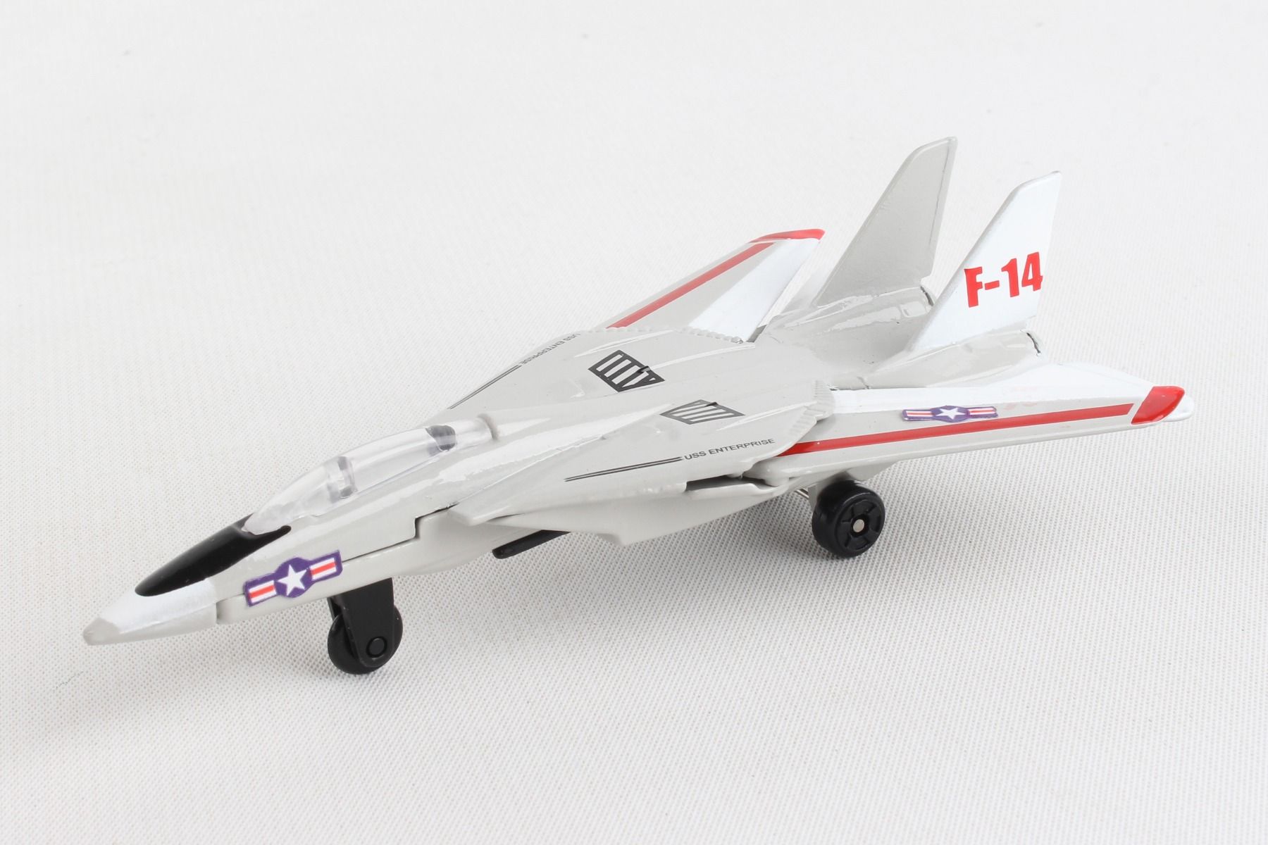 Grumman F-14 Tomcat Diecast Aircraft Toy Left Front View