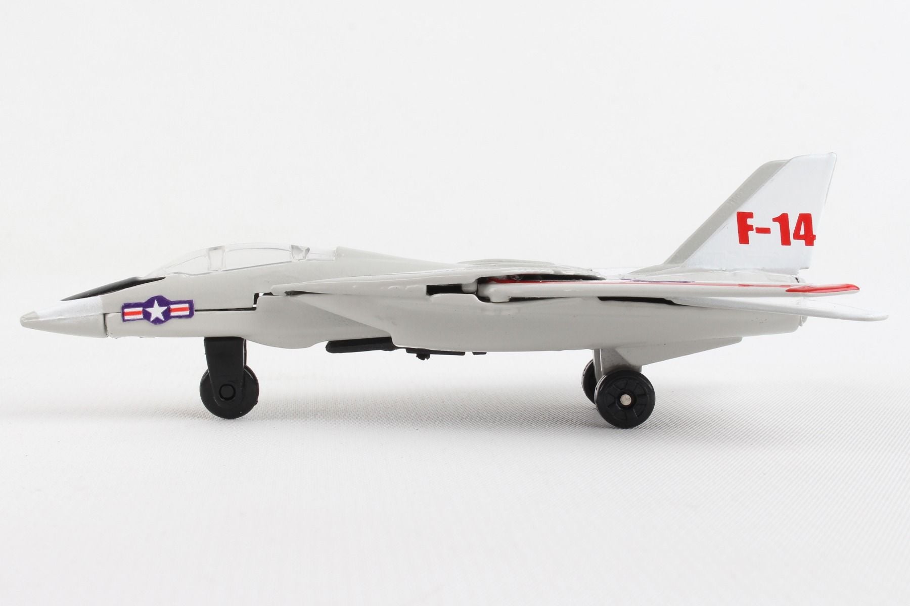 Grumman F-14 Tomcat Diecast Aircraft Toy Left Side View