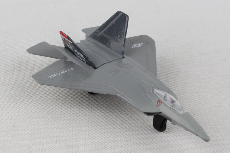 Lockheed Martin F-22 Raptor Diecast Aircraft Toy Right Front View