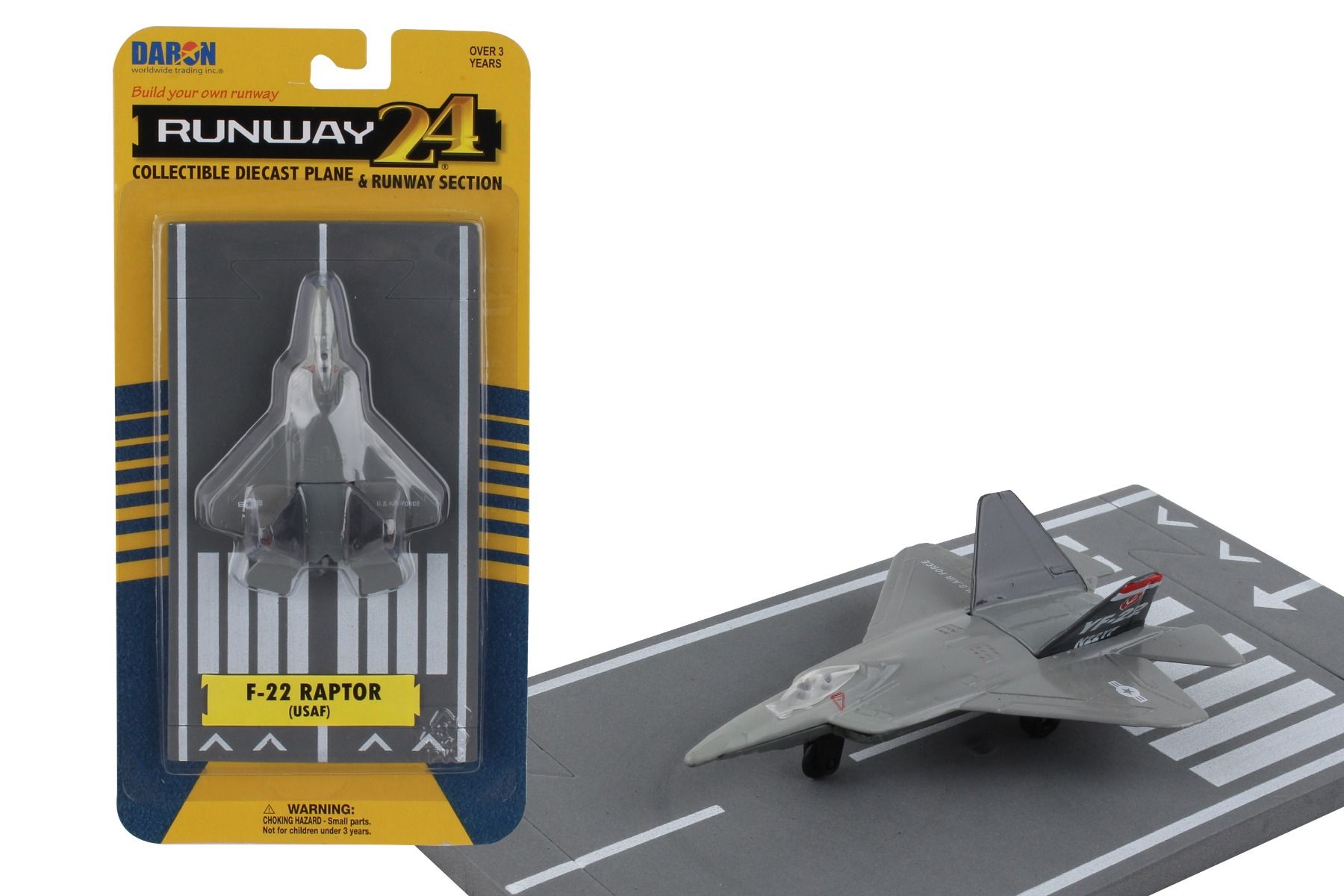 Lockheed Martin F-22 Raptor Diecast Aircraft Toy