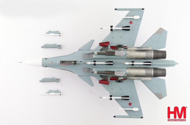Sukhoi Su-30SM Flanker H, “Red 82” Russian Air Force 2018, 1:72 Scale Diecast Model Bottom View & Weapons