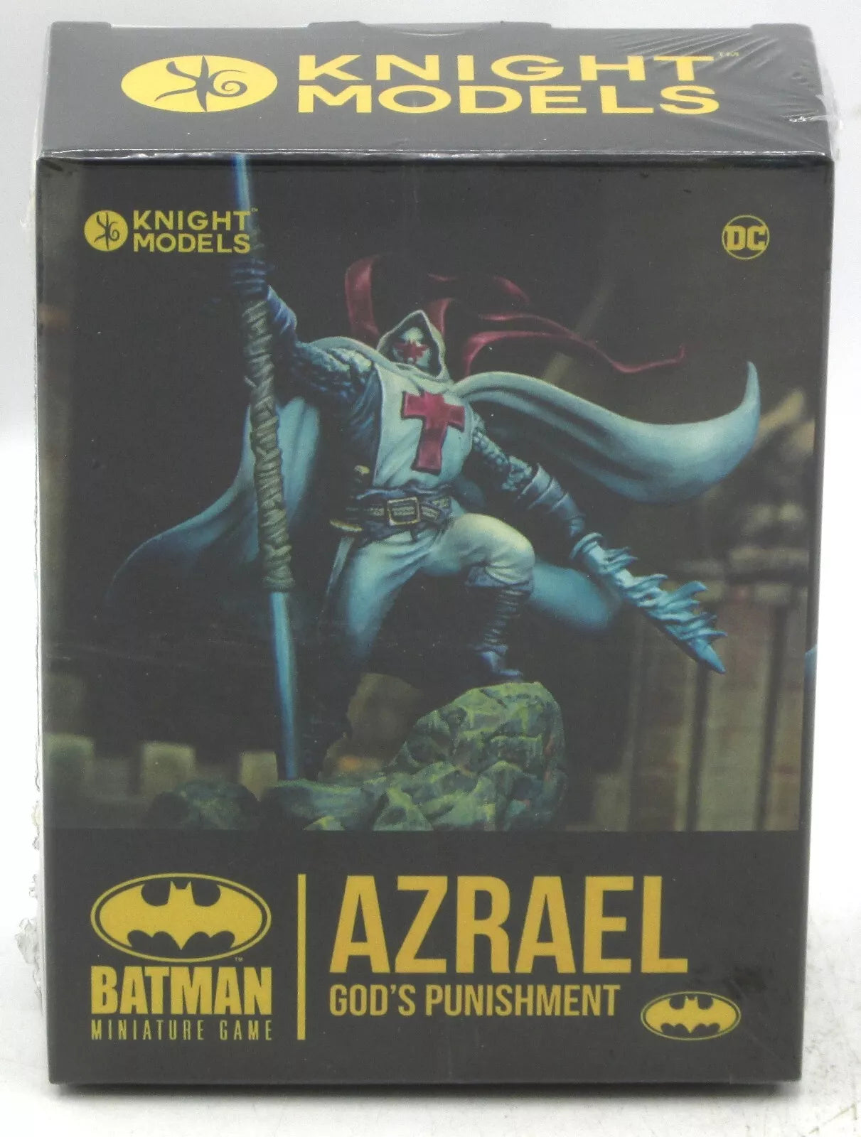 Batman Miniature Game, Azrael God’s Punishment Packaging