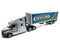 Freightliner Cascadia Sleeper Cab (Silver) with Container Van (Gray) 1:32 Scale Model