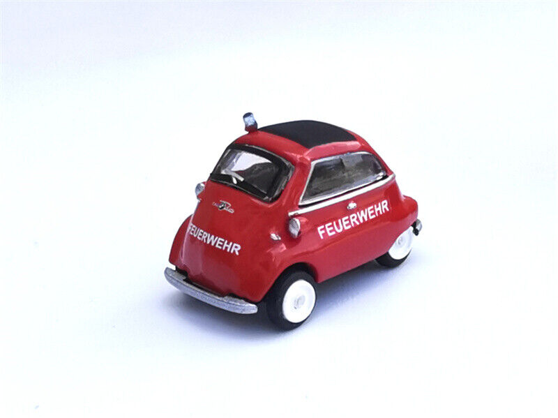 BMW Isetta “Feuerwehr” (Red) 1:87 (HO) Scale Diecast Model