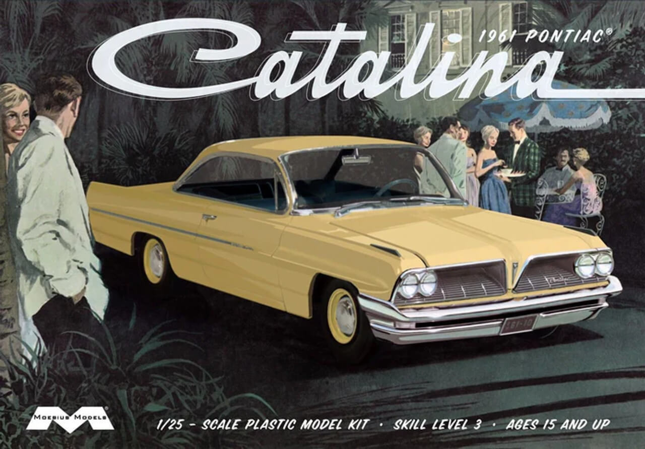 1961 Pontiac Catalina 1:25 Scale Model Kit