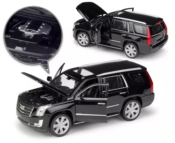 Cadillac Escalade 2017 (Black), 1:27 Scale Diecast Car Detailed Views