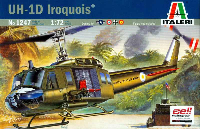 Bell UH-1D Iroquois (Slick) 1/72 Scale Model Kit