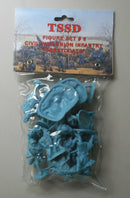 American Civil War Union Infantry in Greatcoats, 1/32 (54 mm) Scale Plastic Figures Packaging