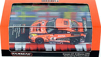 Nissan GT-R Nimso GT3 #45 Nurburgring 24 Hours 2019, 1:64 Scale Diecast Car In Box Top View