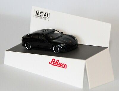 Porsche Taycan Turbo S (Black) 1:87 (HO) Scale Diecast Model