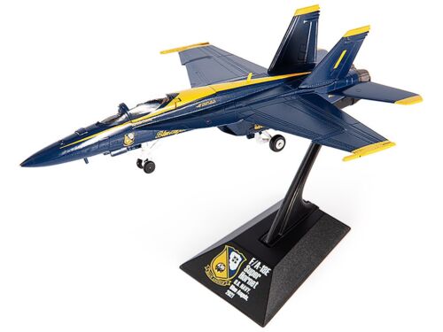 Boeing F/A-18E Super Hornet, Blue Angels 2021, 1:144 Scale Diecast Model On Stand