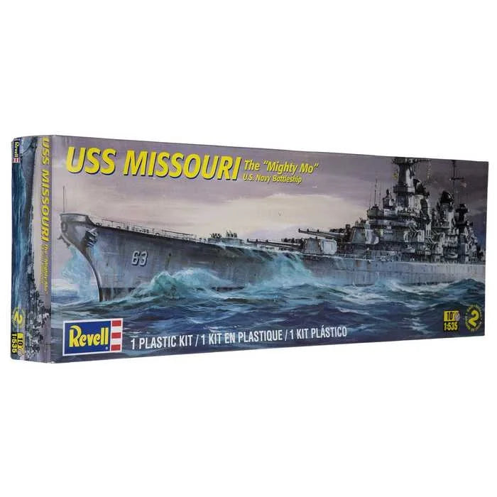 USS Missouri Battleship BB-63, 1/535 Scale Model Kit