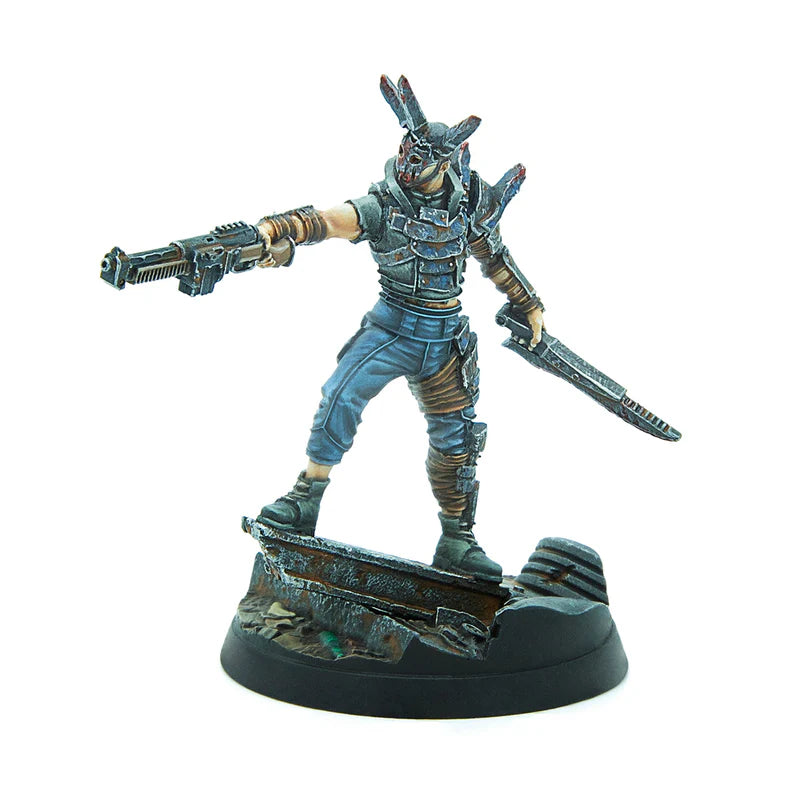 Fallout Wasteland Warfare Savoy Raiders Disciples Leader Miniature