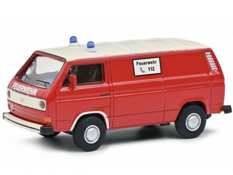 Schuco Volkswagen Type 2 T3 Bus Feuerwehr 1:64 diecast model