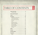 Bushido Risen Sun Rule Book Table of Contents