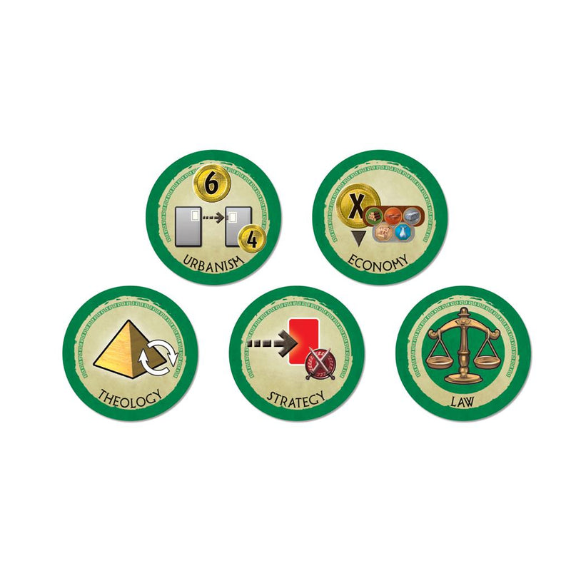 7 Wonders Duel Tokens