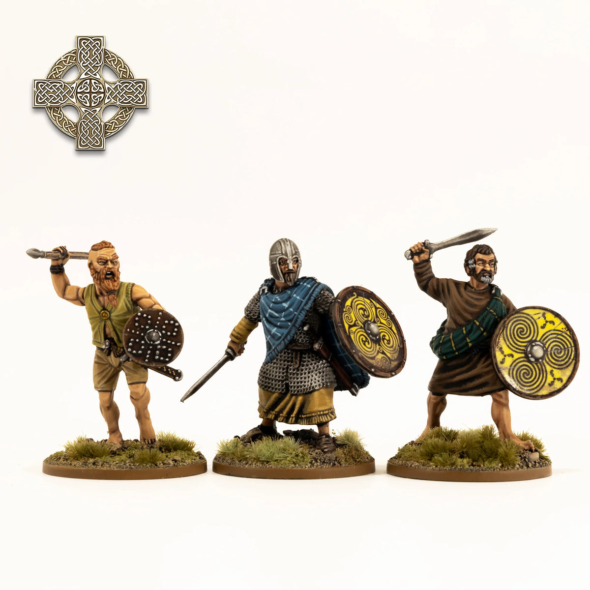 Victrix Limited Dark Age Irish Warriors & Dogs – 28mm Scale Model Plastic Figures