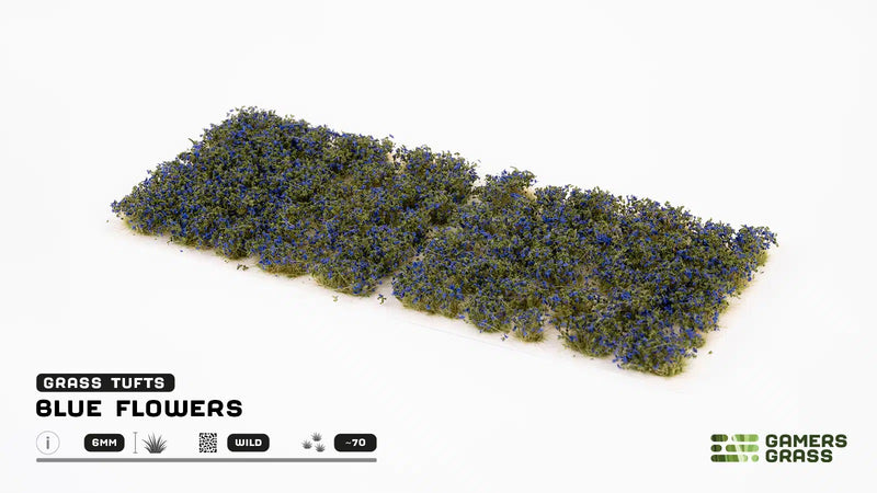 Blue Flowers Tuft Set 6mm