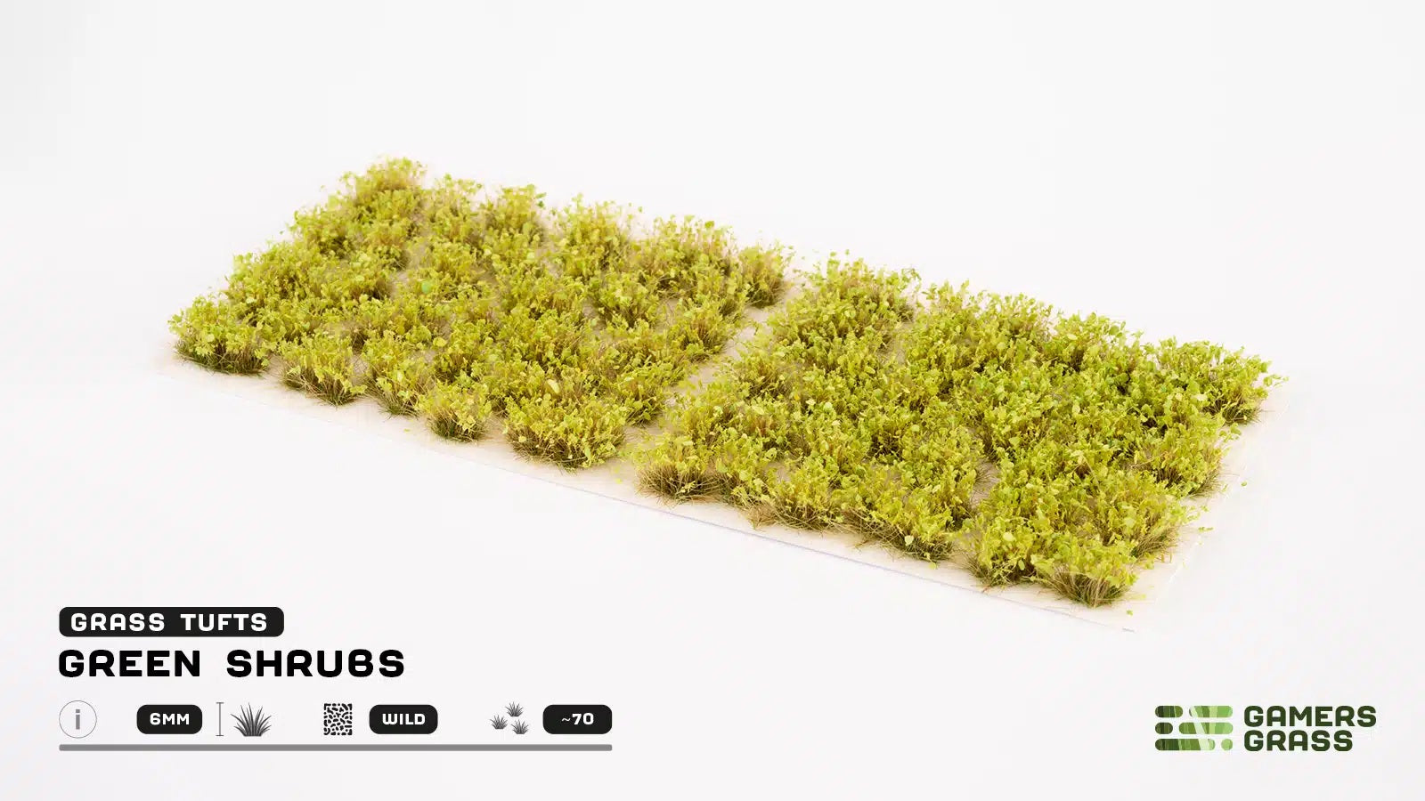 Green Shrubs 6mm Tuft Set