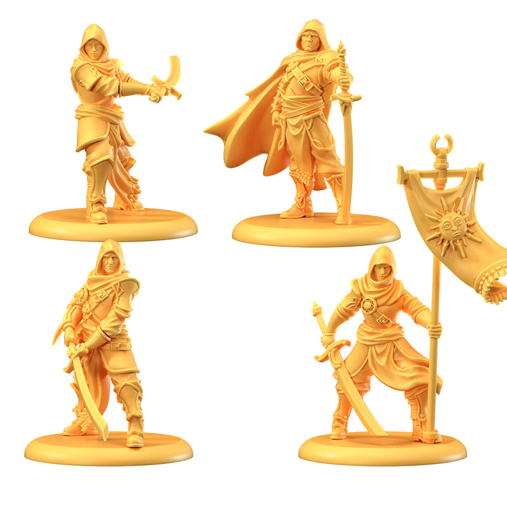 A Song of Ice & Fire House Martell Darkstar Retinue Miniatures Command Poses