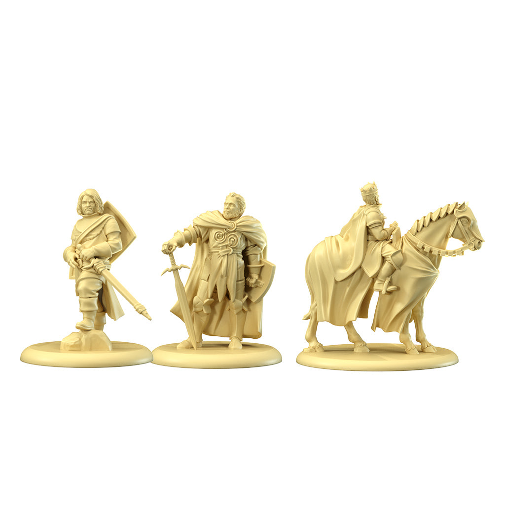 A Song of Ice & Fire House Baratheon Heroes 3 Miniatures - Bryen Farring, Justin Massey, Stannis Baratheon