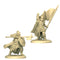 A Song of Ice & Fire House Baratheon Halberdiers Miniatures Poses Close Up
