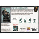 A Song of Ice & Fire House Greyjoy Ironside Bowmen Miniatures Back of Box