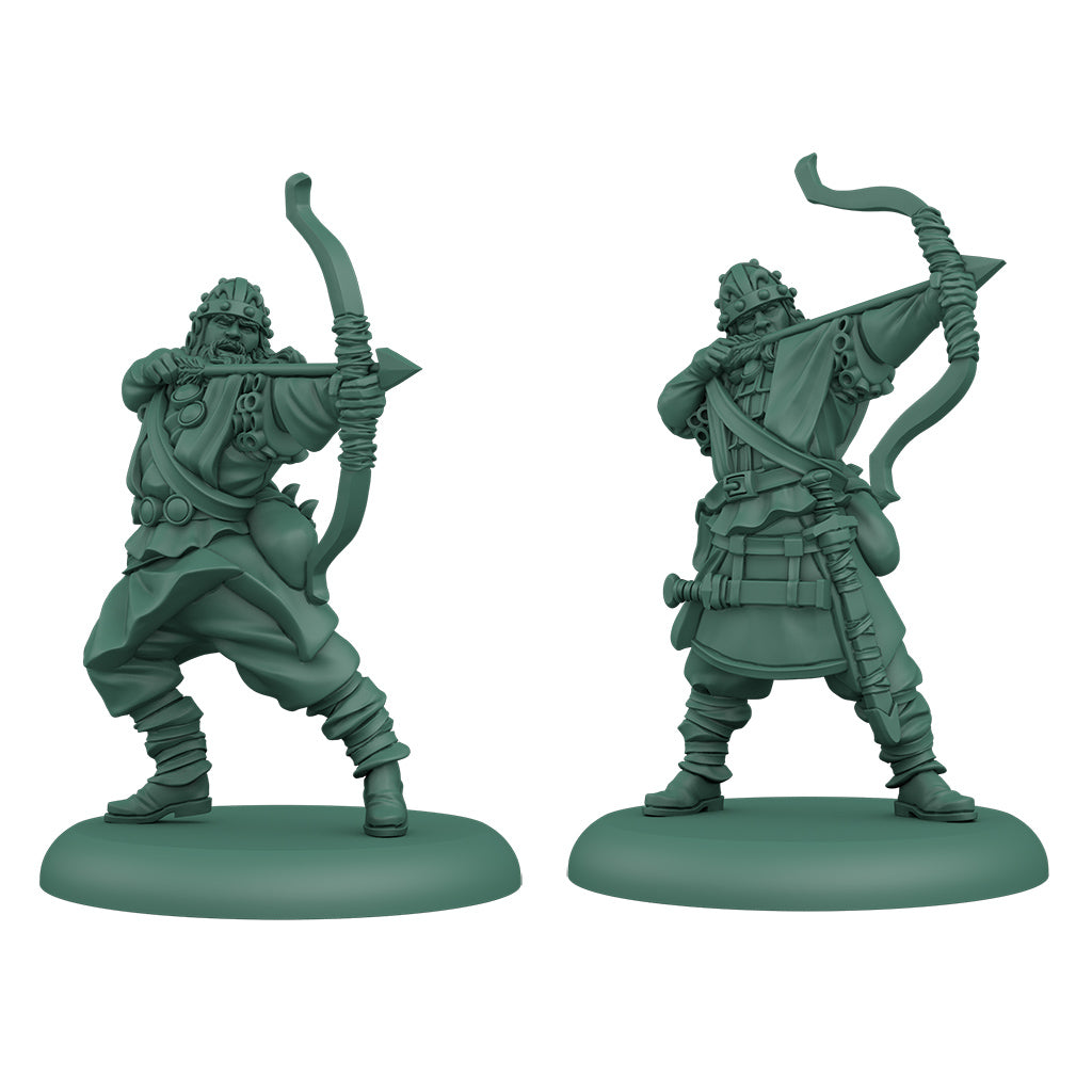 A Song of Ice & Fire House Greyjoy Ironside Bowmen Miniatures Oise #3 & #4