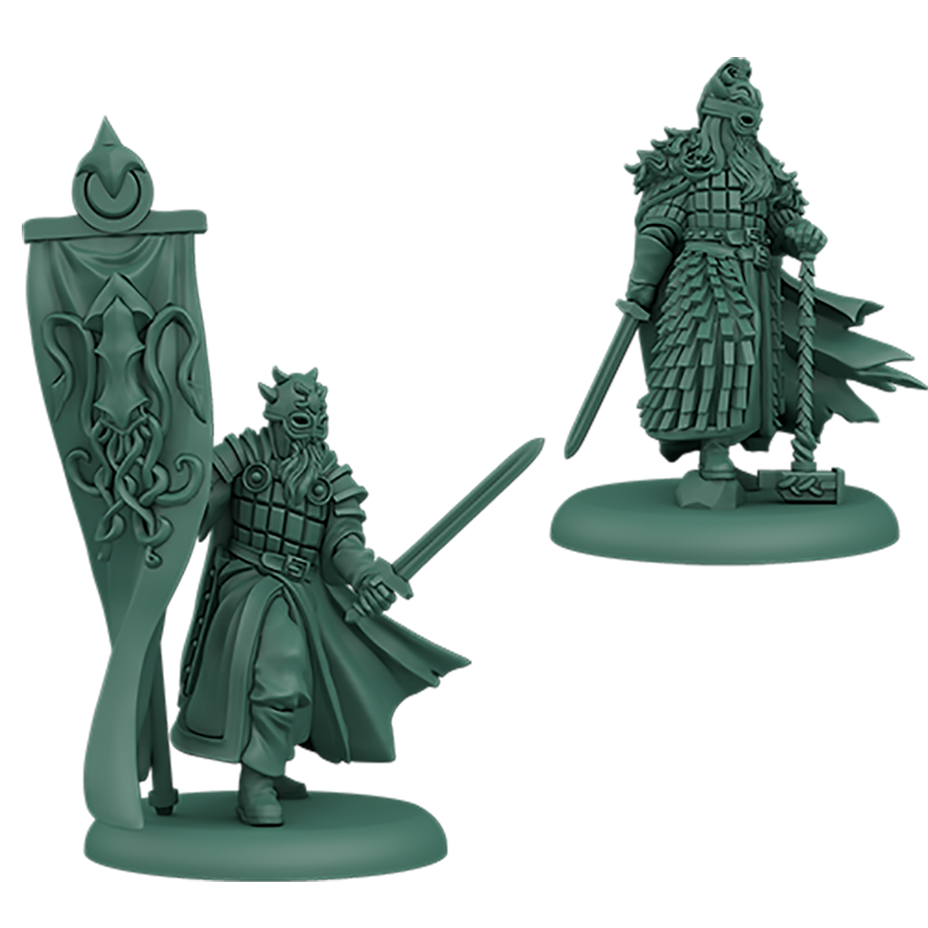 A Song of Ice & Fire House Greyjoy Ironmakers Miniatures Poses