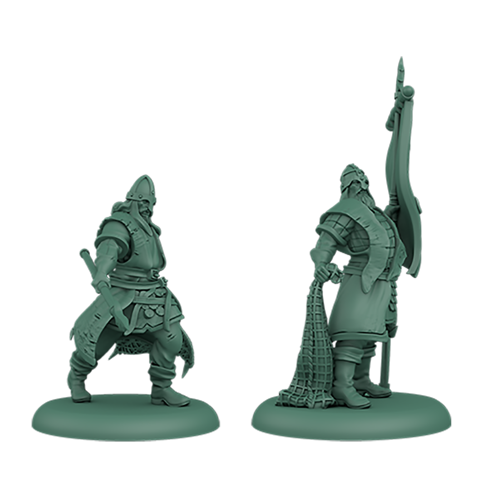 A Song of Ice & Fire House Greyjoy Ironborn Trappers Miniatures Poses