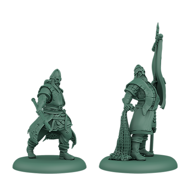 A Song of Ice & Fire House Greyjoy Ironborn Trappers Miniatures Poses
