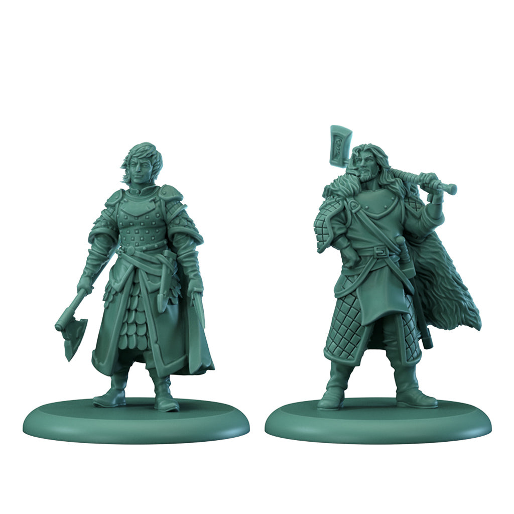 A Song of Ice & Fire House Greyjoy Heroes #2 Miniatures Asha Greyjoy & Baelor Blacktyde