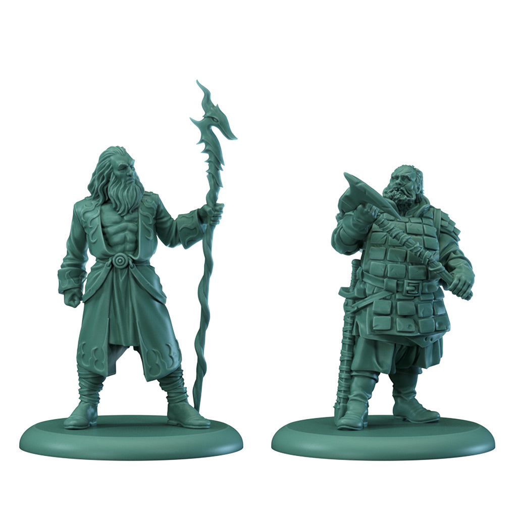 A Song of Ice & Fire House Greyjoy Heroes #2 Miniatures Moqorro & Dagmer Cleftjaw