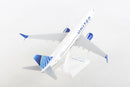 Boeing 737-800 United Airlines (2019 Livery) 1:130 Scale Model Right Rear View