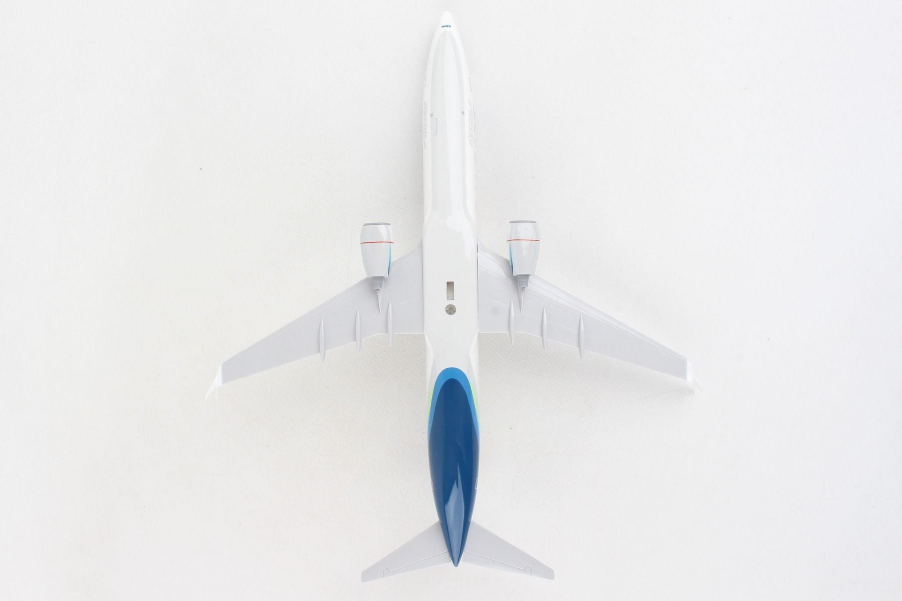 Boeing 737-900 Alaska Airlines “One World” (N487AS) 1:130 Scale Model Bottom View