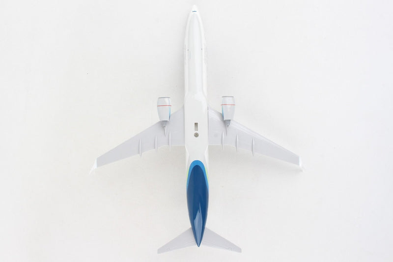 Boeing 737-900 Alaska Airlines “One World” (N487AS) 1:130 Scale Model Bottom View