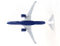 Airbus A220-300 jetBlue Airways, 1:200 Scale Model Bottom View