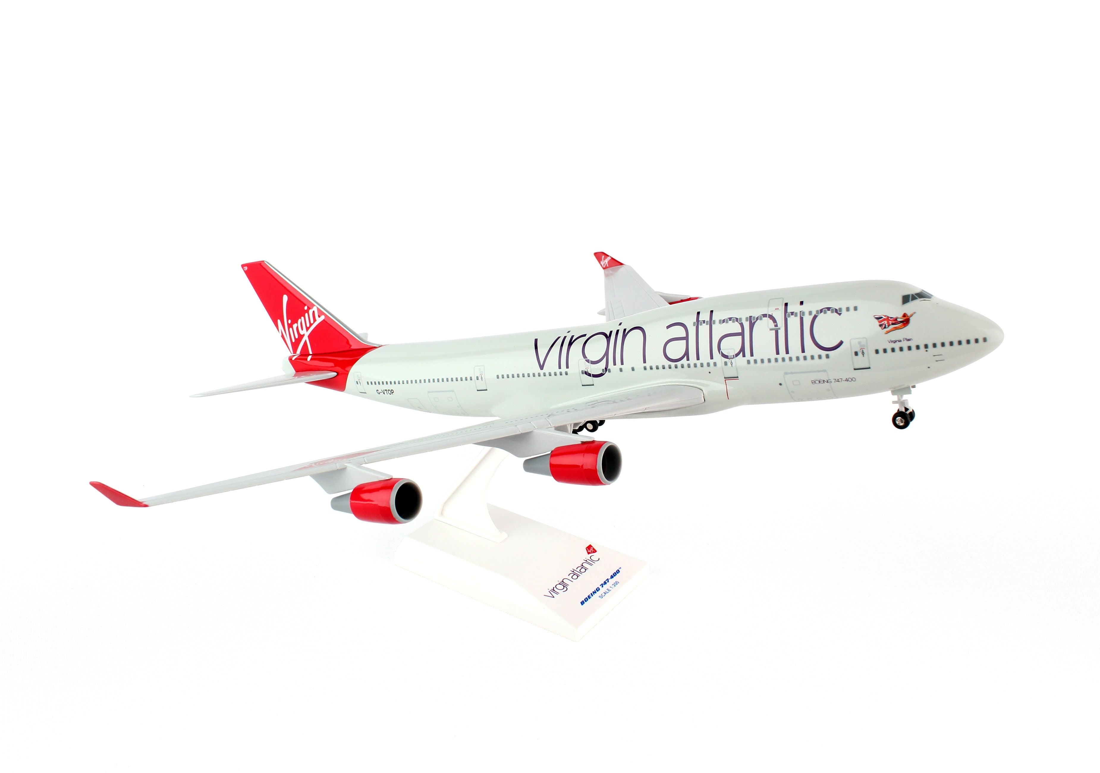 Boeing 747-400 Virgin Atlantic (G-VTOP) 1:200 Scale Model