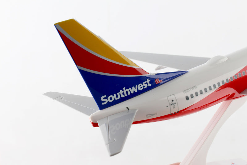 Boeing 737-700 Southwest Airlines "Lone Stare One"  1:130 Scale Model Tail Detail