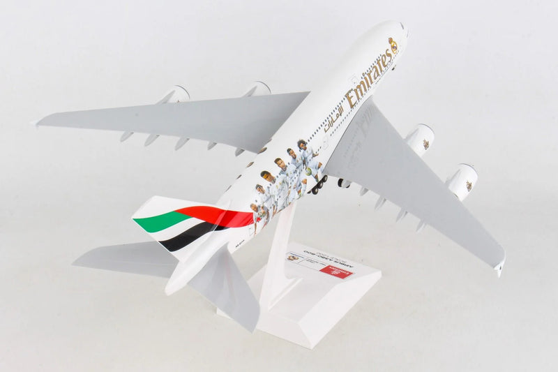 Airbus A380 Emirates “Real Madrid” Livery, 1:200 Scale Model Right Rear View