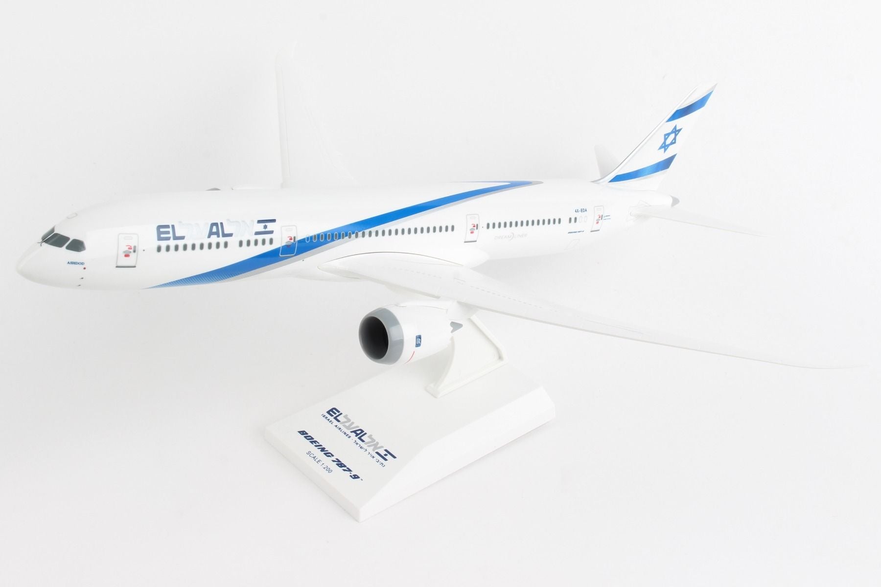 Boeing 787-9 Dreamliner EL Al (4X-EDA) 1:200 Scale Model