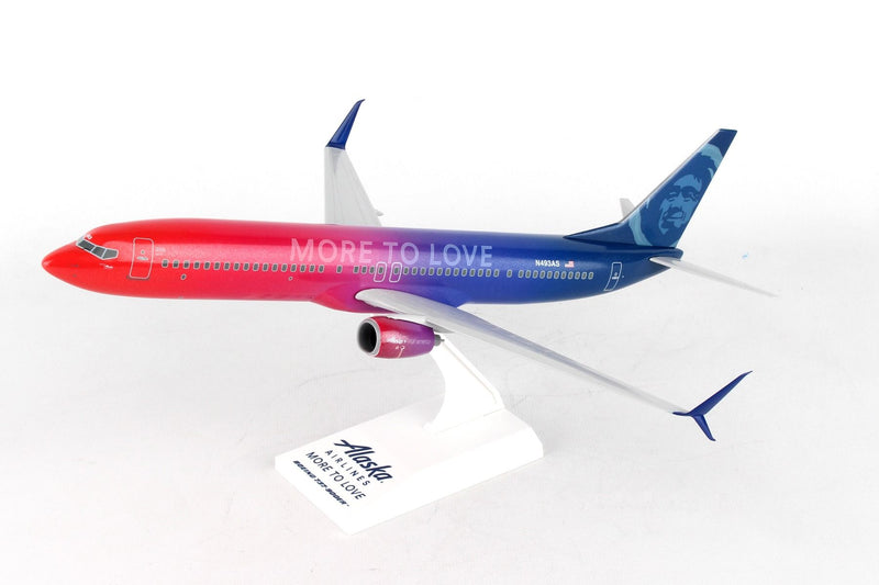 Boeing 737-900ER Alaska Airlines “More To Love” (N493AS) 1:130 Scale Model