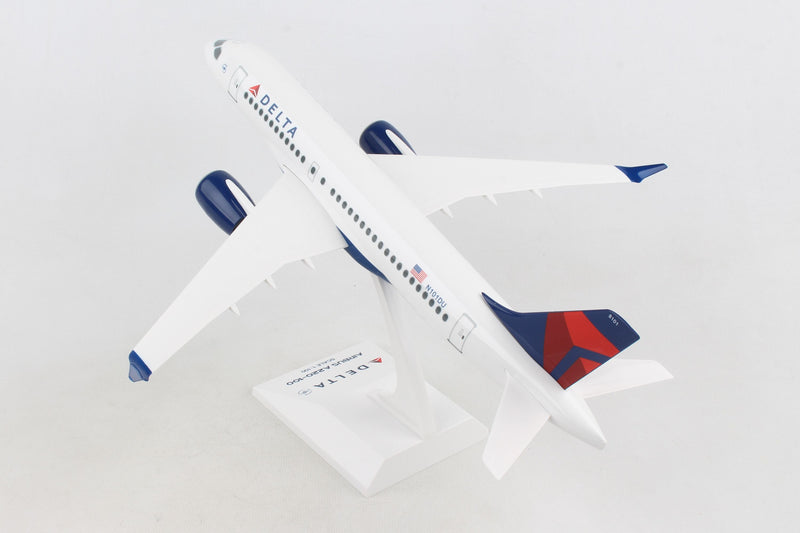 Airbus A220-100 Delta Air Lines 1:100 Scale Model Left Rear View