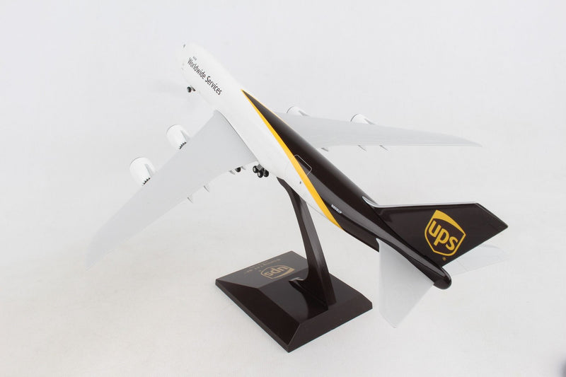 Boeing 747-8F UPS 1:200 Scale Model Left Rear View