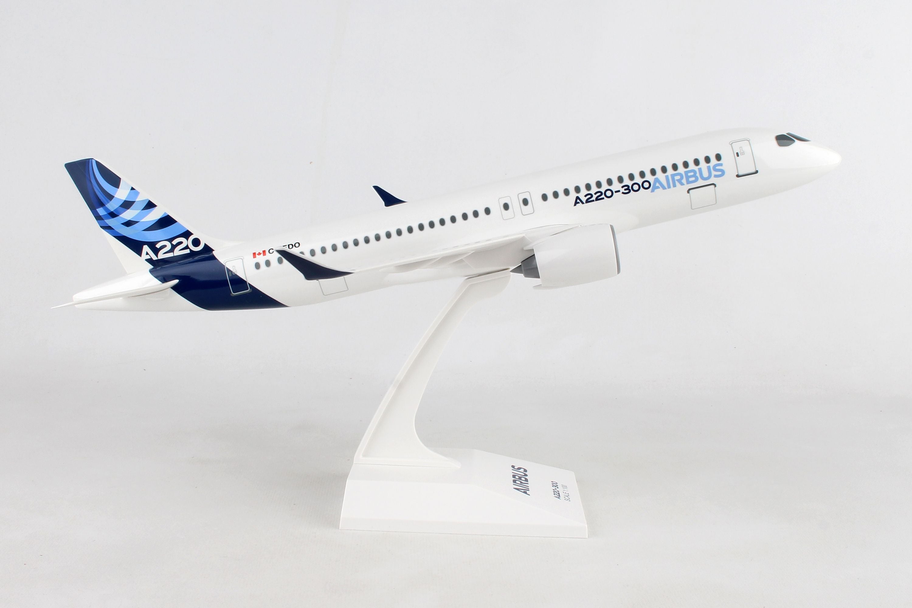 Airbus A220-300 House Livery 1:100 Scale Model Right Side View